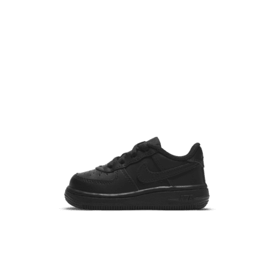 Black air force ones for toddlers online